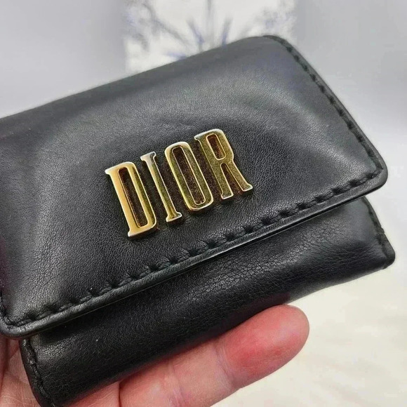 Dior Leather D-Fence Compact Wallet - Picture 9 of 16